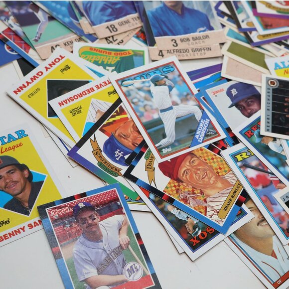 Donruss Topps Score Cards 75+ Baseball & Hockey MLB NHL 70s/80s/90s Collectable - Picture 4 of 9